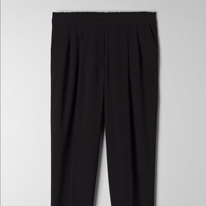 Aritzia Cohen Cropped Pants in Black